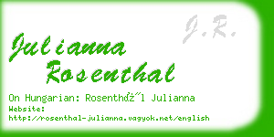 julianna rosenthal business card